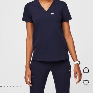 FIG clothing Catarina one pocket scrub top size large